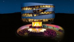 Open Air Kino - Mercedes Benz-Museum