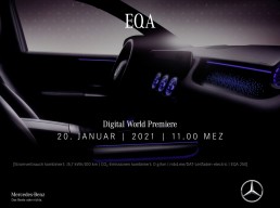 Digitale Weltpremiere des neuen EQA
