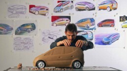 Detailarbeit im Designstudio A-Klasse