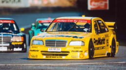 DMV-Preis, Hockenheimring, 4. Oktober 1994. Van Ommen Vizemeister mit Mercedes-Benz C-Klasse Rennsport-Tourenwagen