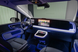 Der neue vollelektrische Mercedes-Benz VLE - Die Angaben sind vorläufig und wurden intern nach Maßgabe der Zertifizierungsmethode „WLTP-Prüfverfahren“ ermittelt. Es liegen bislang weder eine EG-Typgenehmigung noch eine Konformitätsbescheinigung mit amtlichen Werten vor. Abweichungen zwischen den Angaben und den amtlichen Werten sind möglich.