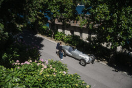 Mercedes-Benz Classic beim FuoriConcorso am Comer See, 16. bis 17. Mai 2026. Mercedes-Benz W 125 (1937) im „Starting Grid“ auf dem Gelände der Villa del Grumello. Foto: Michel Ginsberg.