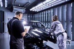 Erfolgreicher Produktionshochlauf des neuen elektrischen GLC im Mercedes-Benz Werk Bremen