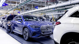 Erfolgreicher Produktionshochlauf des neuen elektrischen GLC im Mercedes-Benz Werk Bremen