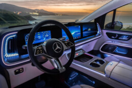 Der neue elektrische Mercedes-Benz VLE / Presse Test Drive Bilbao, Spain (Mercedes-Benz VLE 300 elektrisch | Energieverbrauch kombiniert: 20,7–18,4 kWh/100 km | CO₂-Emissionen kombiniert: 0 g/km | CO₂-Klasse: A);Mercedes-Benz VLE 300 elektrisch | Energieverbrauch kombiniert: 20,7–18,4 kWh/100 km | CO₂-Emissionen kombiniert: 0 g/km | CO₂-Klasse: A*