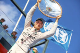 Großer Preis von Australien am 20. März 2016 in Melbourne, das Saisonauftaktrennen der Formel 1. Nico Rosberg (Mercedes GP PETRONAS F1 Team) gewinnt das Rennen vor seinem Teamkollegen Lewis Hamilton. (Fotosignatur der Archive von Mercedes-Benz Classic: D327386)